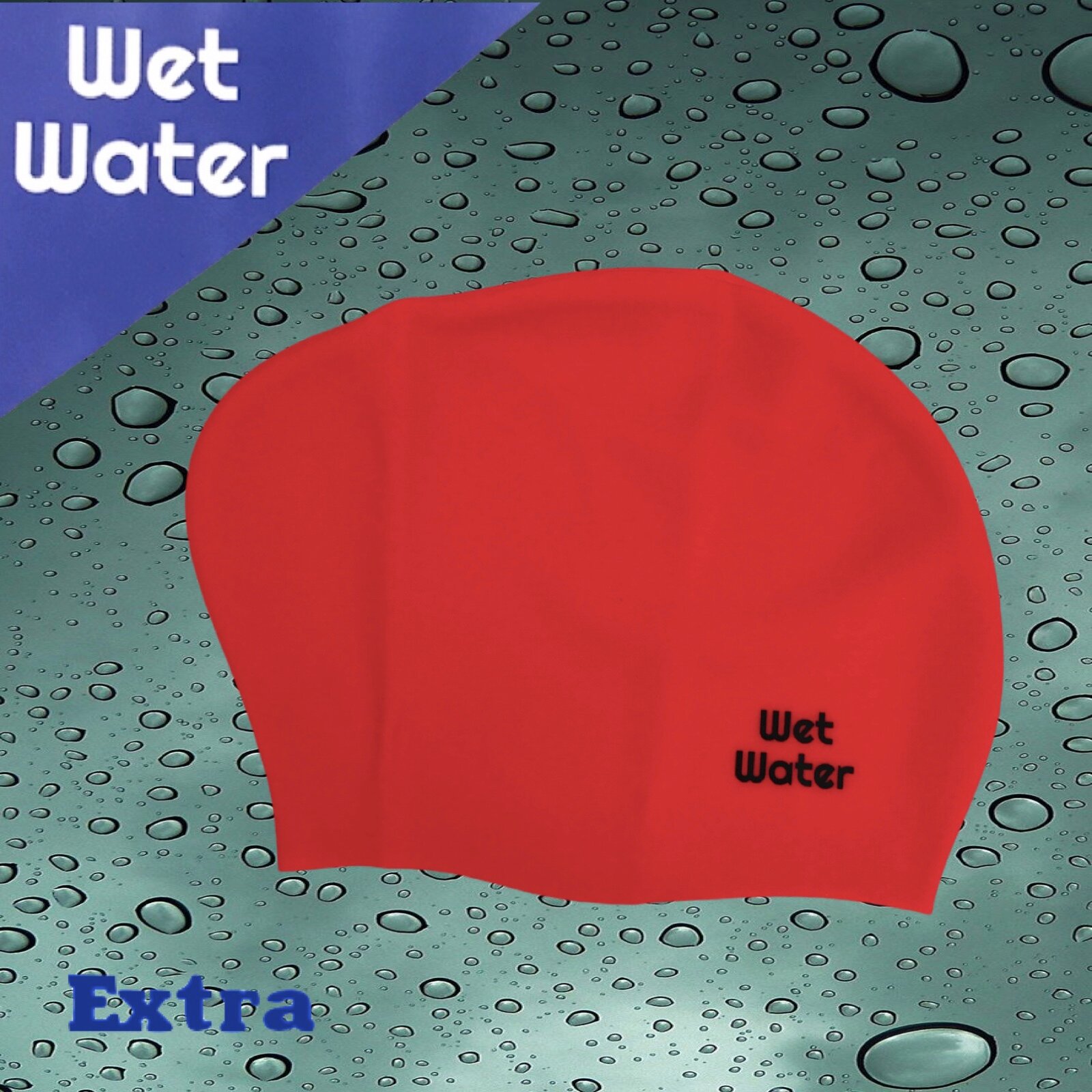 Шапочка для плавания Wet Water Extra красная