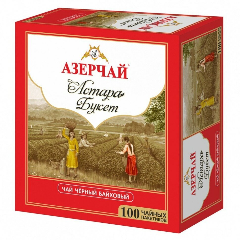 Azercay tea (Букет) Астара Черный 100 пак. х 1,6 г 6828573