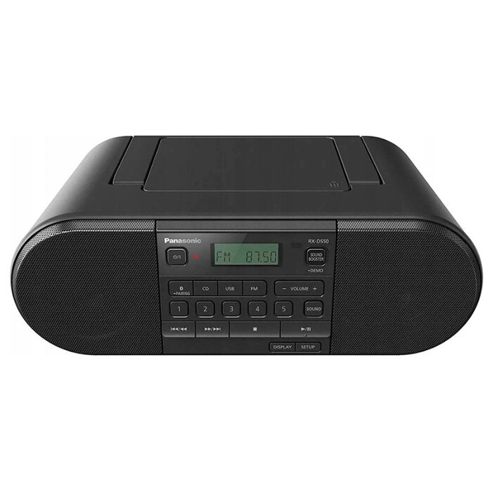 Магнитола Panasonic RX-D550E-K 20Вт black