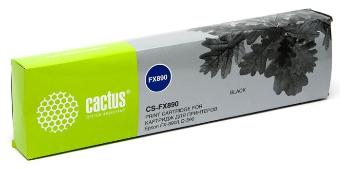 Картридж матричный Cactus CS-FX890 черный для Epson FX-890LQ-590