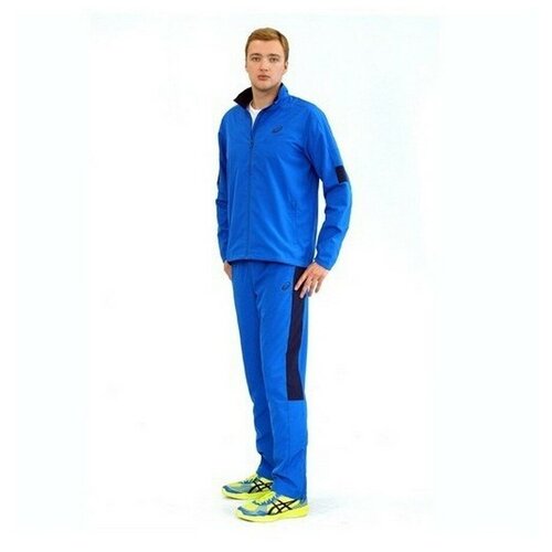 фото Спортивный костюм мужской asics 142894 0861 suit indoor 1428940861-5 размер 58 цвет синий