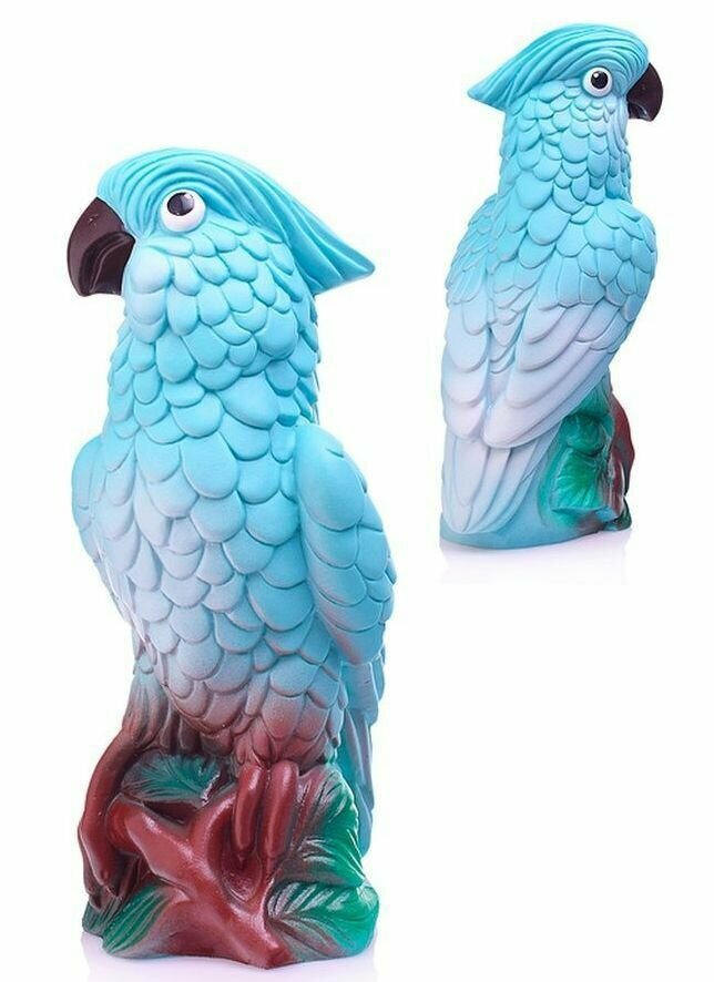 Пластизоль Огонек Попугай Ара, голубой, 21 см С-1572