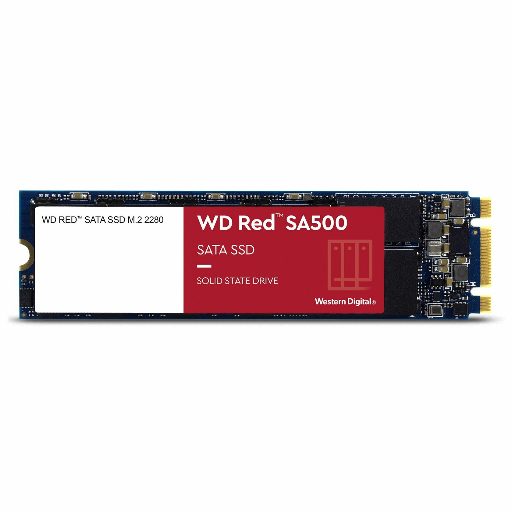 SSD накопитель WD Red SA500 2Тб, M.2 2280, SATA III - фото №5