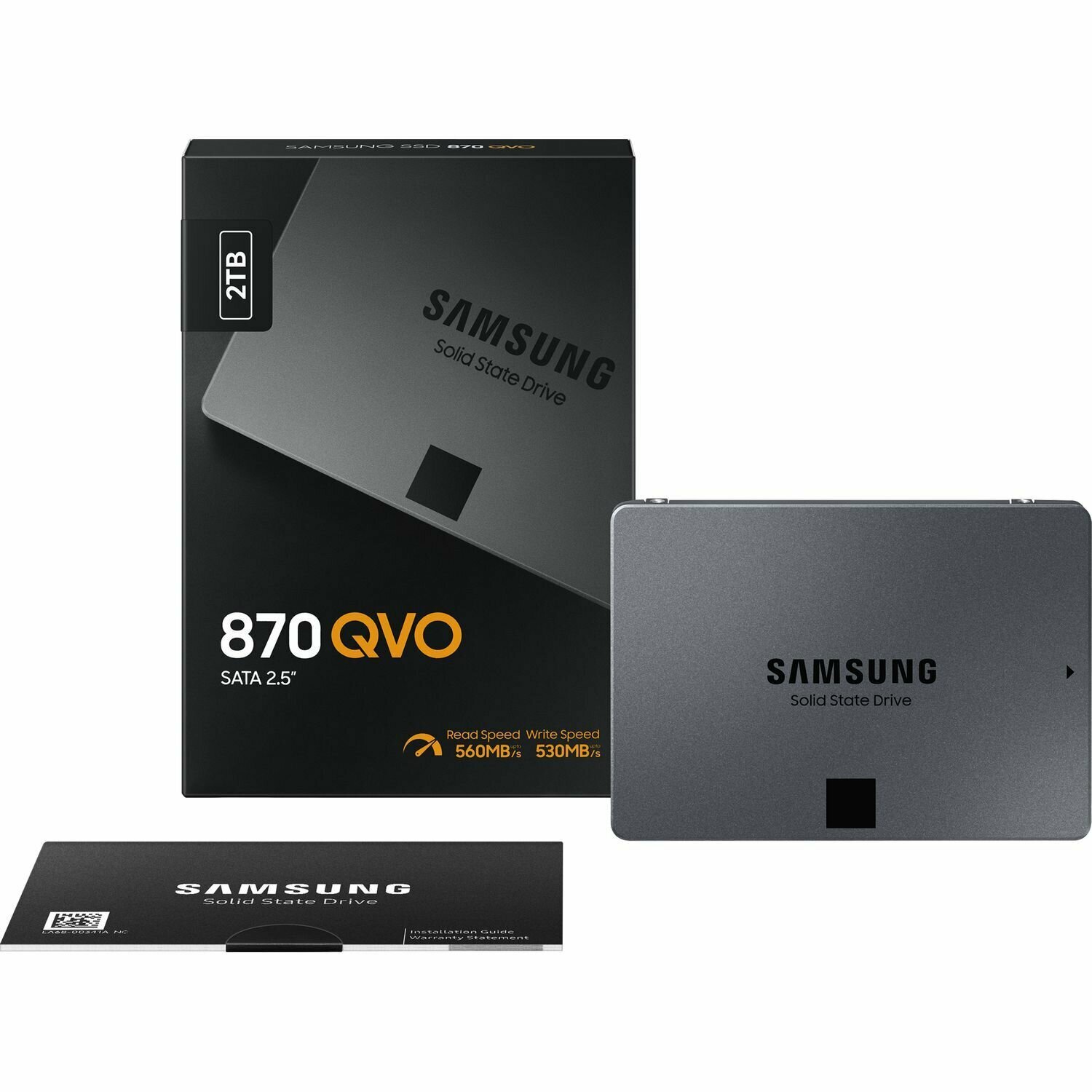 SSD накопитель SAMSUNG 870 QVO 2ТБ, 2.5", SATA III - фото №13