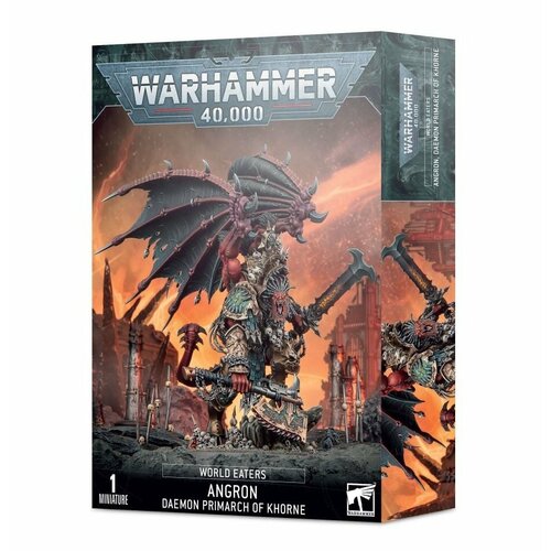 Миниатюра для настольной игры Games Workshop Warhammer 40000: World Eaters - Angron, Daemon Primarch of Khorne 43-28