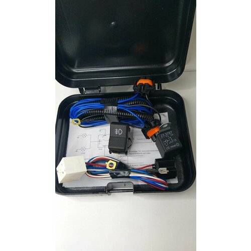 Комплект подключения противотуманных фар, проводка с кнопкой для птф 21213/21214 