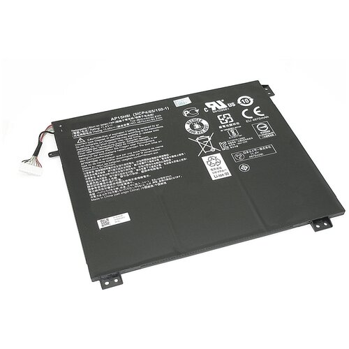 фото Аккумуляторная батарея для ноутбука acer one cloudbook14 (ap15h8i) 11.4v 4670mah черная amperin