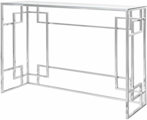 Консоль Akur Bangkok (каркас хром, прозрачное стекло) 1200х875х280мм