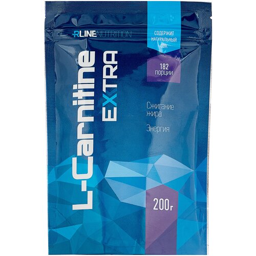 RLINESportNutrition L-карнитин Extra, 200 гр., яблоко rlinesportnutrition l карнитин 200 шт нейтральный