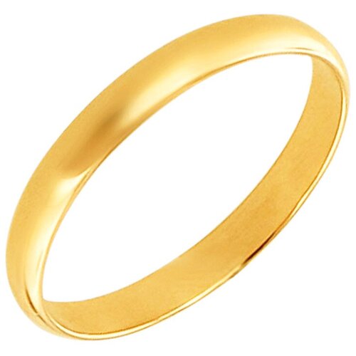 Кольцо обручальное Эстет, желтое золото, 585 проба, размер 15 эстет кольцо с бриллиантами и эмалью из жёлтого золота 750 пробы 01к645717э размер 18 5