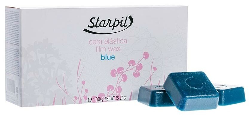 Воск для депиляции пленочный в брикетах Cera Elastica Film Wax Starpil 1000 гр.