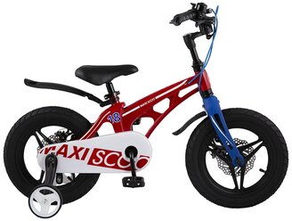 Детский велосипед MAXISCOO Cosmic Делюкс 18" (2021)(красный)