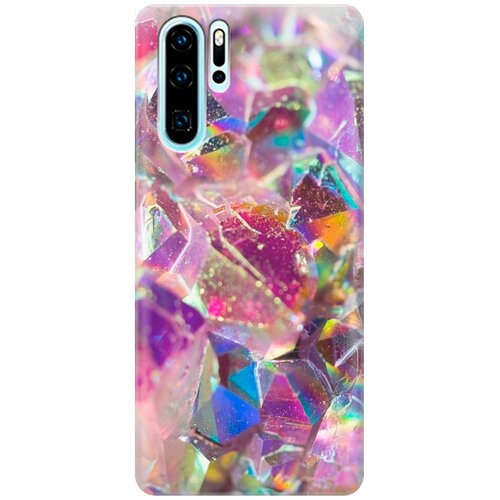 RE: PA Накладка Transparent для Huawei P30 Pro с принтом Розовые кристаллы re pa накладка transparent для huawei p30 pro с принтом розовые кристаллы