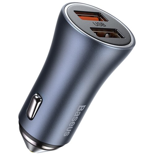 Автомобильное зарядное устройство Baseus Golden Contactor Pro Dual Quick Charger Car Charger U+U 40W автомобильное зарядное устройство baseus golden contactor pro dual quick charger car charger u c 40w цвет синий tzccjd 03