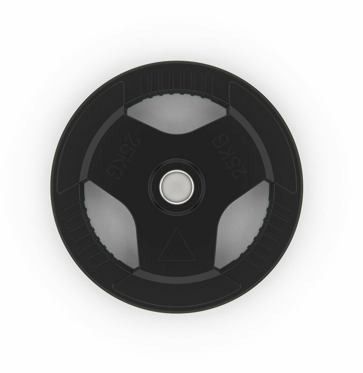 Диск обрезиненный с хватом DFC 25 кг / диаметр 51 мм — фото 1