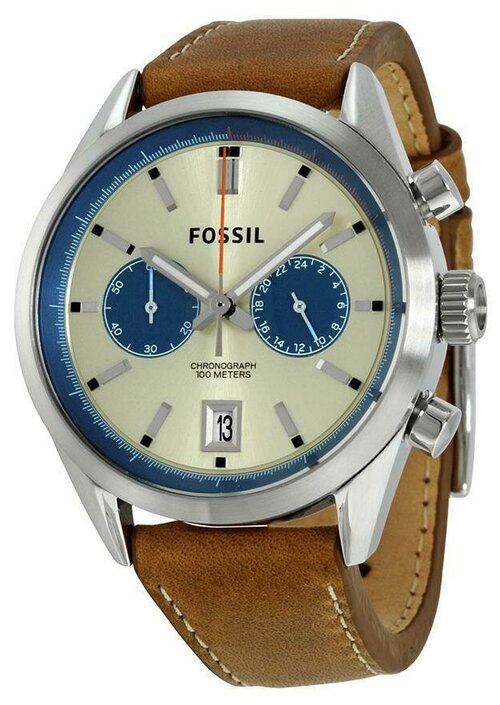 Наручные часы FOSSIL, коричневый