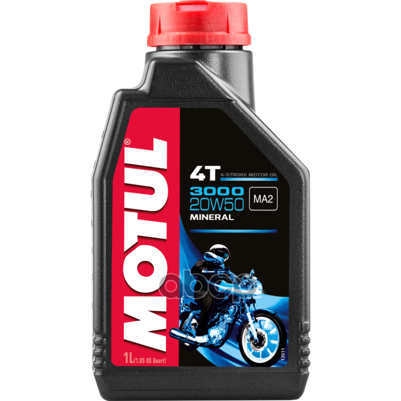 Масло Моторное 3000 4T 20W50 Мин.1л Motul MOTUL арт. 107318