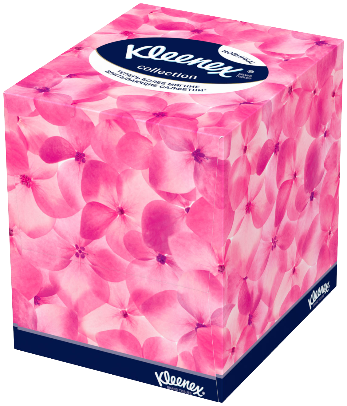 Салфетки бумажные KLEENEX 100шт Коллекшн куб