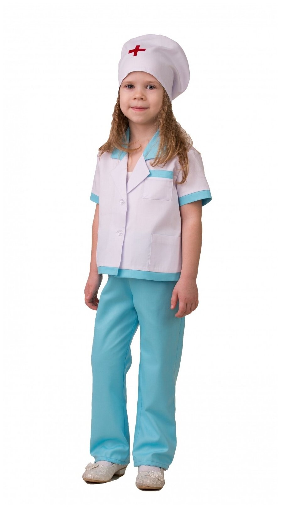 Батик Карнавальный костюм Медсестра госпиталя, рост 110 см 5706-1-110-56
