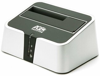 Док-станция для HDD/SSD AGESTAR 3CBT2-6G черный/серый