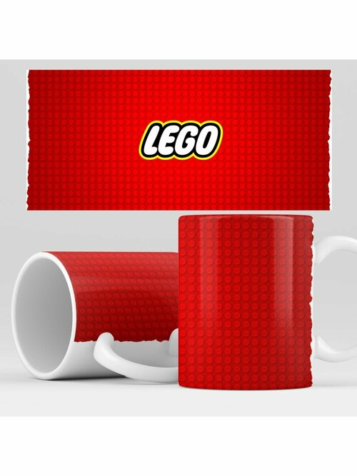 Кружка с принтом Лего, Lego