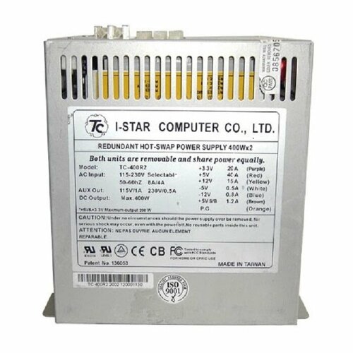 Блок питания Morstar MS-TC400R2 ATX TC-400R2 400Вт 2734900₽