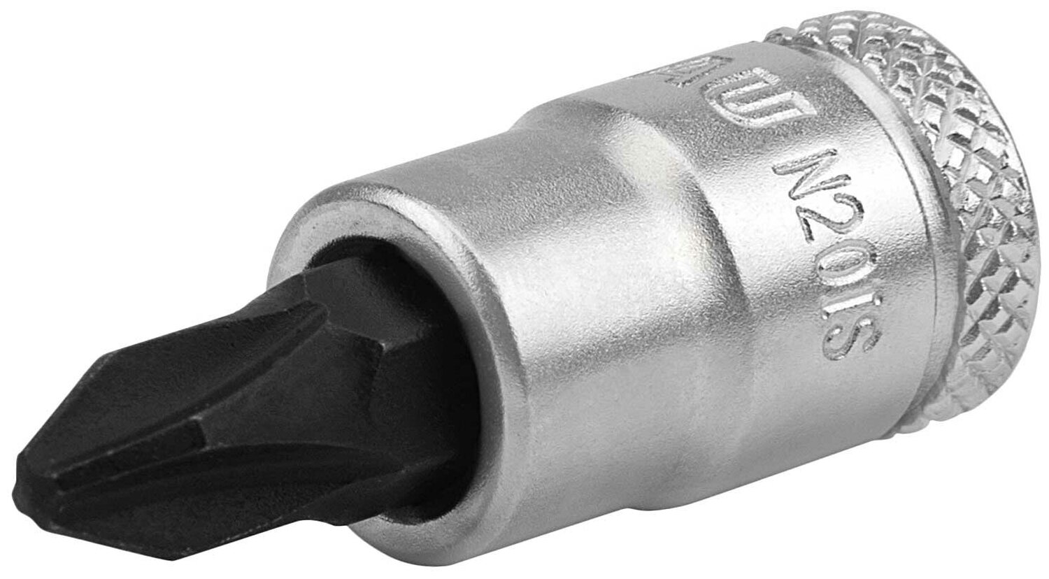 фото Головка торцевая 1/4" NORGAU Industrial PH2 с шариковой фиксацией и отверточной вставкой PH