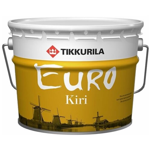 Паркетный лак TIKKURILA Euro Kiri полуматовый 0,9 л.