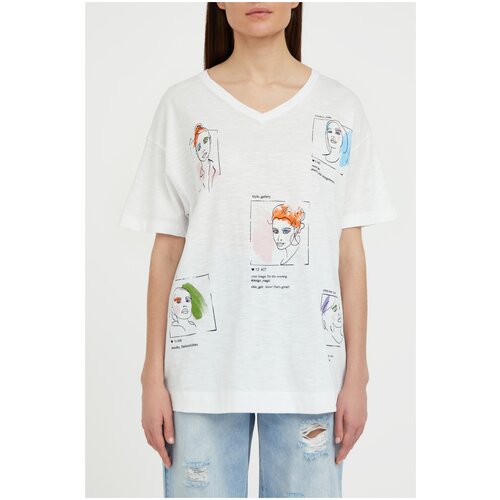 фото Футболка finn flare, размер m, белый (201)