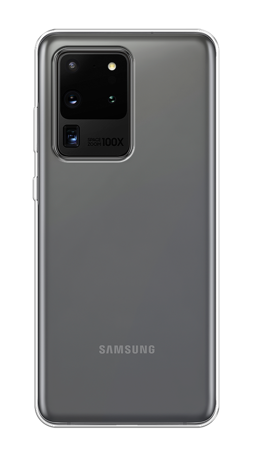 Чехол на Samsung Galaxy S20 Ultra / Самсунг Галакси S20 Ультра прозрачный