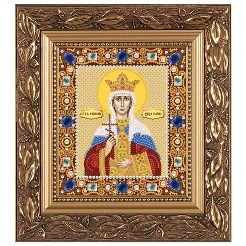 Купить NOVA SLOBODA Набор для вышивания бисером иконы Св. Равноапостольная Царица Елена 13 х 15 см (Д6153)