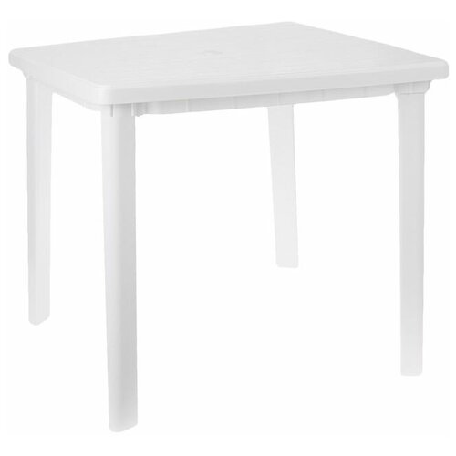 фото Стол квадратный, размер 80 х 80 х 74 см, цвет белый сима-ленд