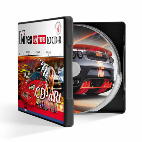 CD-R, Диски CD-R Mirex Grand Prix 700Mb 52x, Портмоне пласт. 10шт.