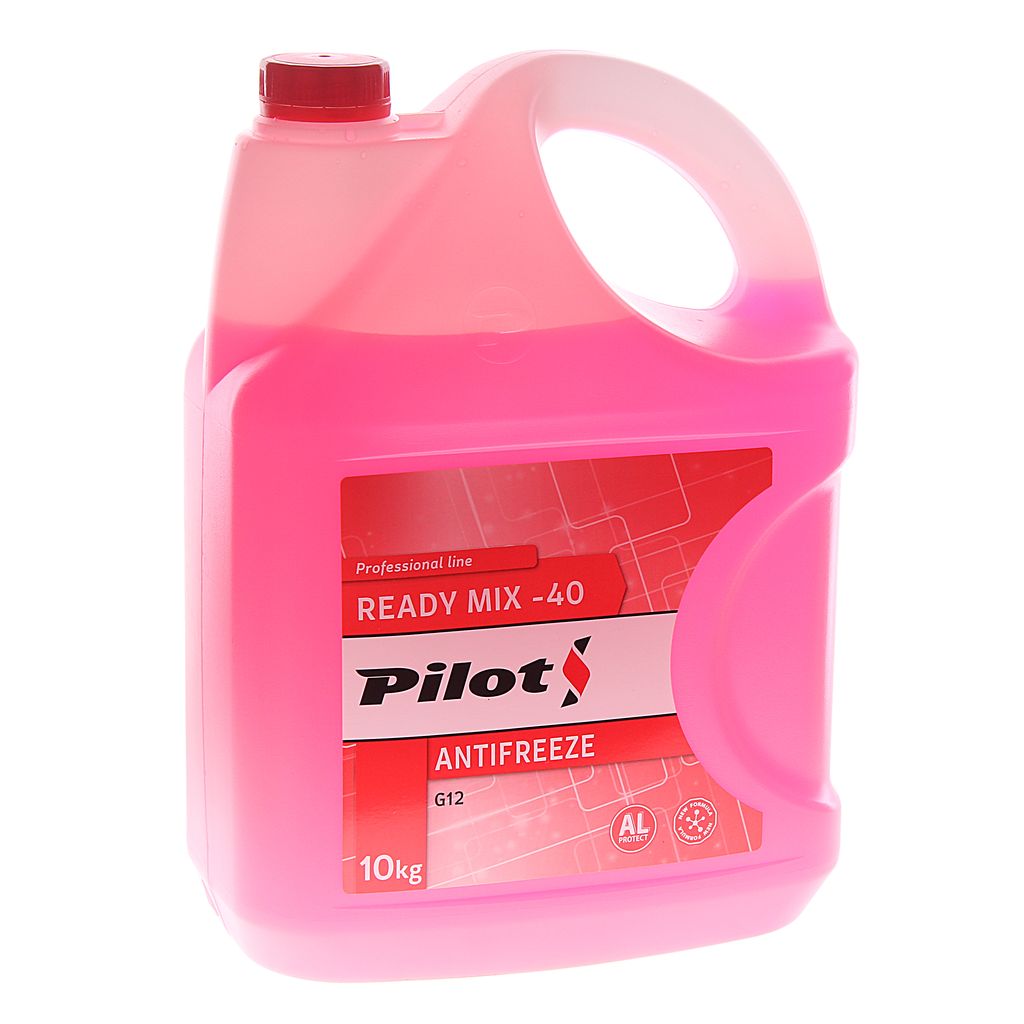 Антифриз красный -40c 10кг pilots
