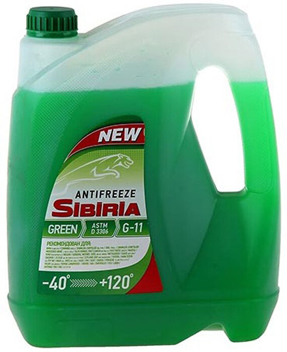 Антифриз SIBIRIA - 40 зеленый 5кг (800216)