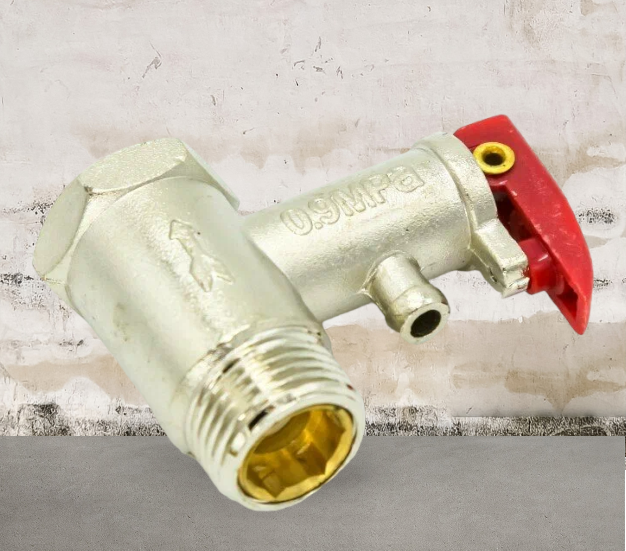 Предохранительный клапан для водонагревателя с курком 1/2, 9 БАР. VN026 - фотография № 4