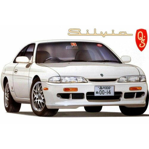 Сборная модель Nissan S14 Silvia Q's '93 (1:24) FU04652 FUJIMI Япония сборная модель автомобиль honda new integra type r dc5 04710 fujimi fu04710 1 24