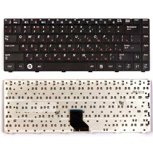 Клавиатура для ноутбука Samsung R518 R520 R522 черная keyboard клавиатура для ноутбука samsung r513 r515 r518 r520 r522 черная гор enter