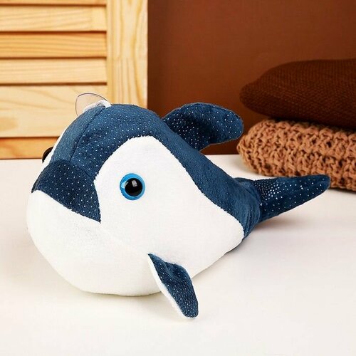 Мягкая игрушка Акула 25 см цвет синий 1200₽