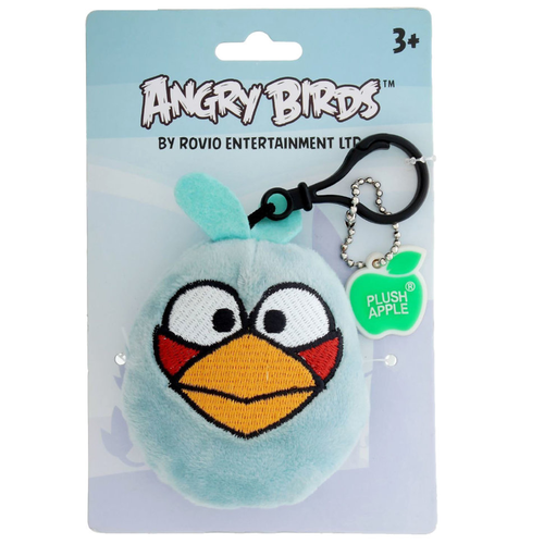 Мягкая игрушка-брелок Голубая злая птичкаAngry Birds 7 см, Plush Apple GT6367 мягкая игрушка рэд angry birds 20 см