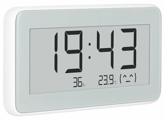 Часы с датчиком температуры и влажности Xiaomi Mijia Temperature And Humidity Electronic Watch (White /Белый)