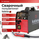 Сварочный полуавтомат инверторный KATANA GTX-280, проволока для сварки с газом и без газа - изображение