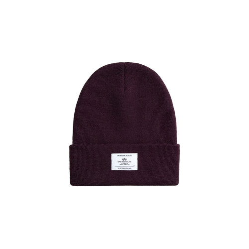 фото Шапка бини alpha industries, размер o/s, бордовый