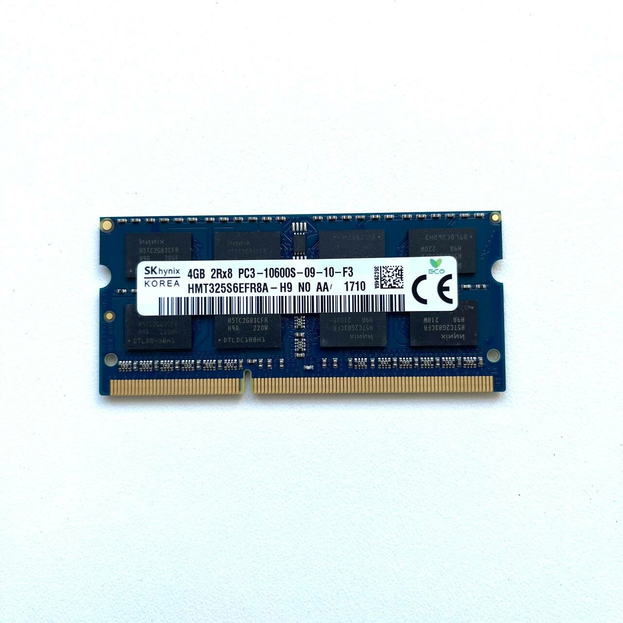 Оперативная память SK Hynix DDR3 4GB 1333МГц PC3-10600S 1.5v SODIMM для ноутбука