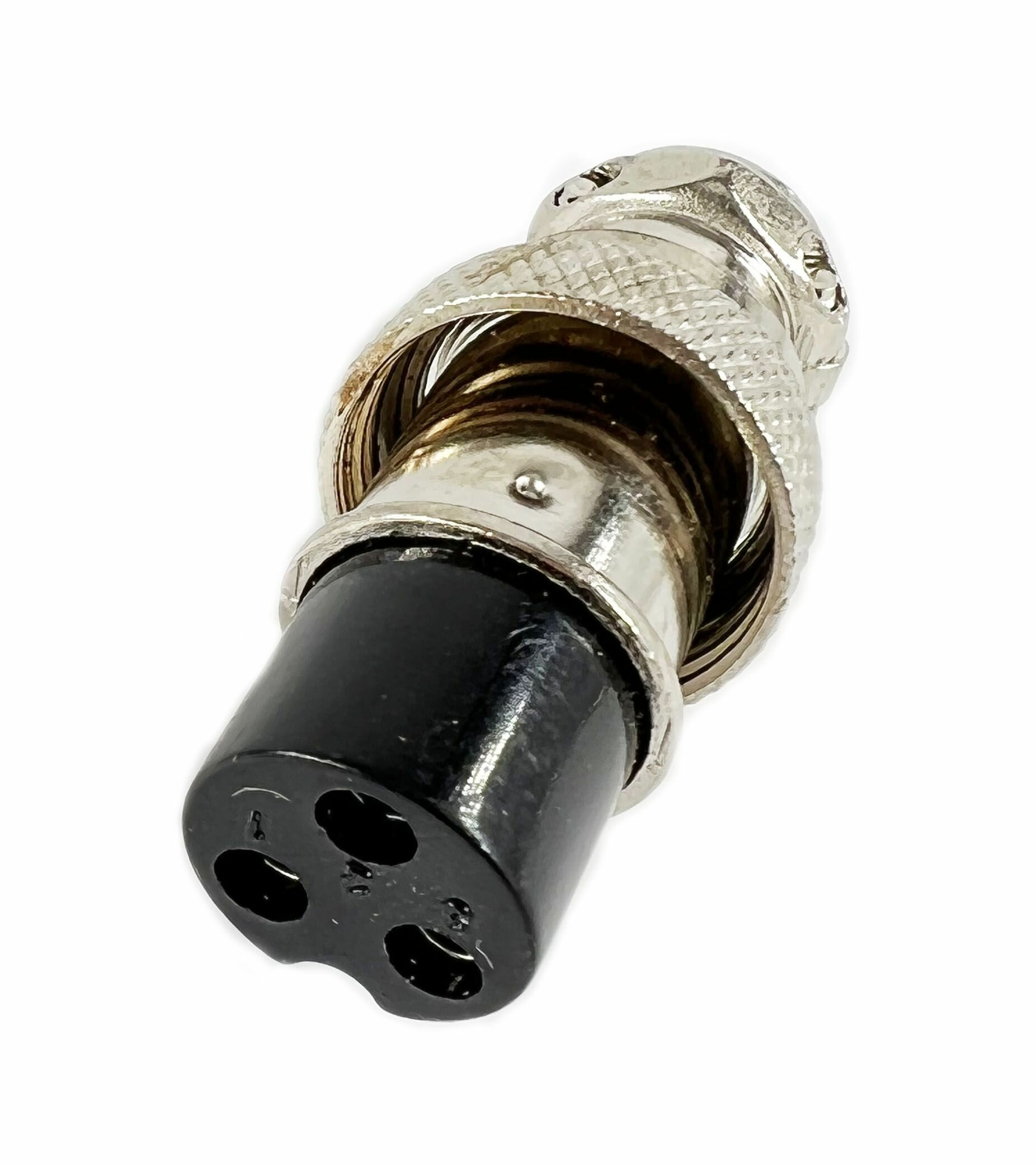 Разъем MIC 16 3 Pin гнездо металл на кабель( 1 штука)