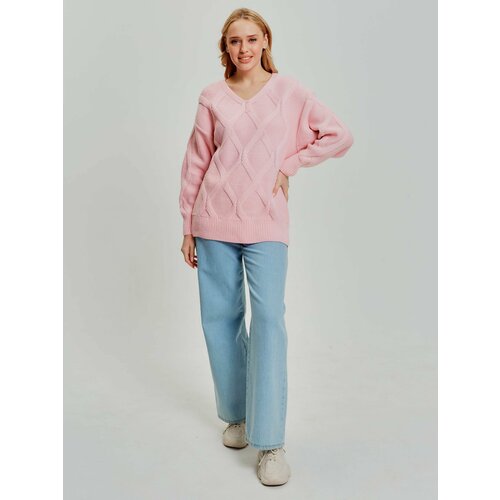 Пуловер CRUISER, размер 52, розовый пуловер cruiser размер 52 розовый