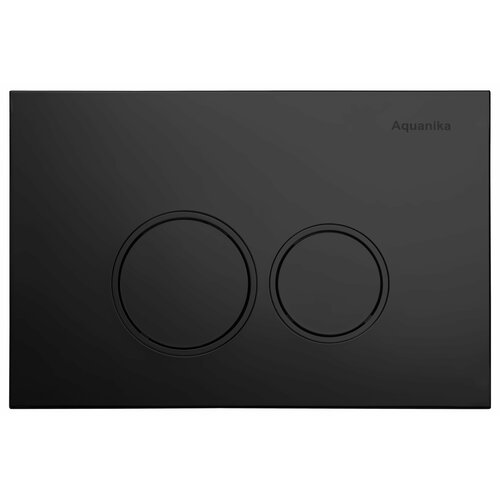 Смывная клавиша AQUANIKA BASIC R-type цвет черный арт 010278 1875₽