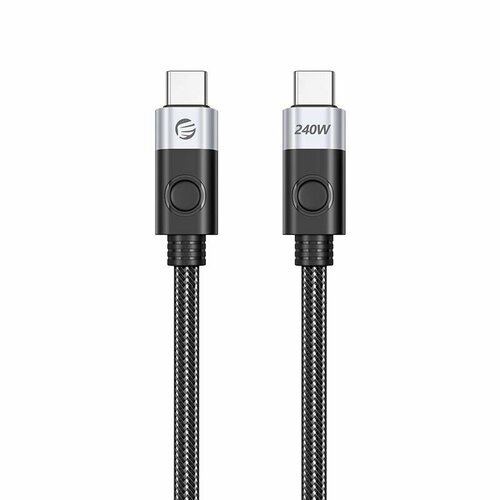 USB Кабель Type-C на Type-C черный, ORICO-CC240-40-15-BK-BP кабель для зарядки и передачи данных canyon uc 42 usb 4 usb type c usb type c 48в 5a до 240w 2м белый cns usbc42w