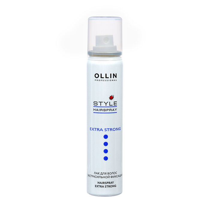 Лак для волос Ollin Professional Style, экстрасильная фиксация, 75 мл