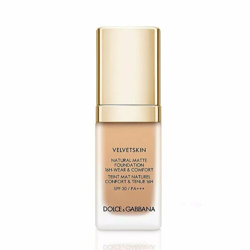 DOLCEGABBANA Матирующее тональное средство-флюид Velvetskin Natural Matte Foundation 220 9590₽